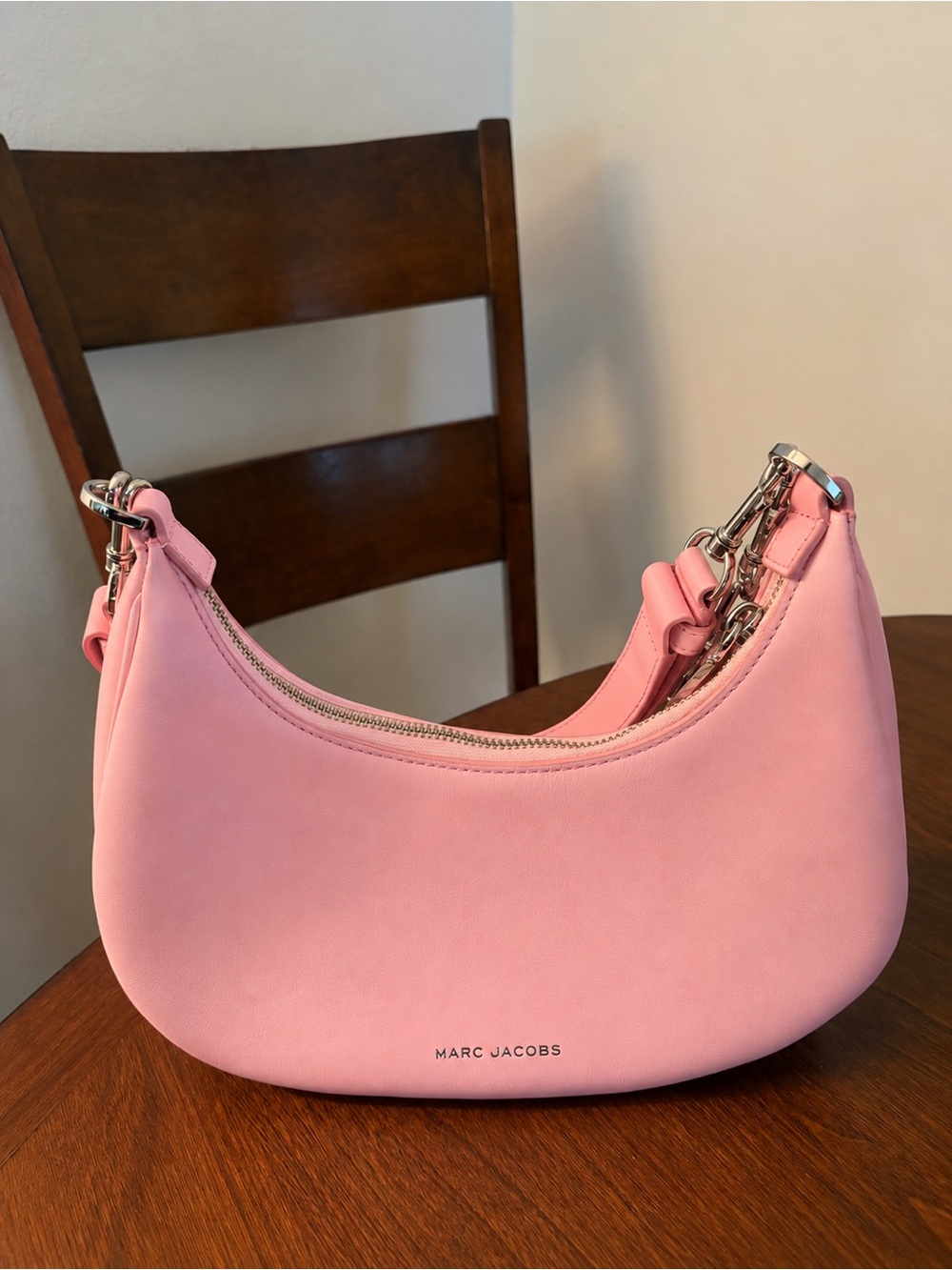 Marc Jacobs Pink Chain-Accent Shoulder Bag - Picture 5 of 7